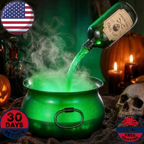 Halloween witch cauldron - halloween,